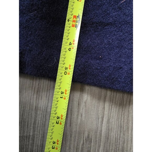 Vintage Heather Collection Navy Blue Embroidered Long Nightgown Robe 3X Made USA - Picture 9 of 9